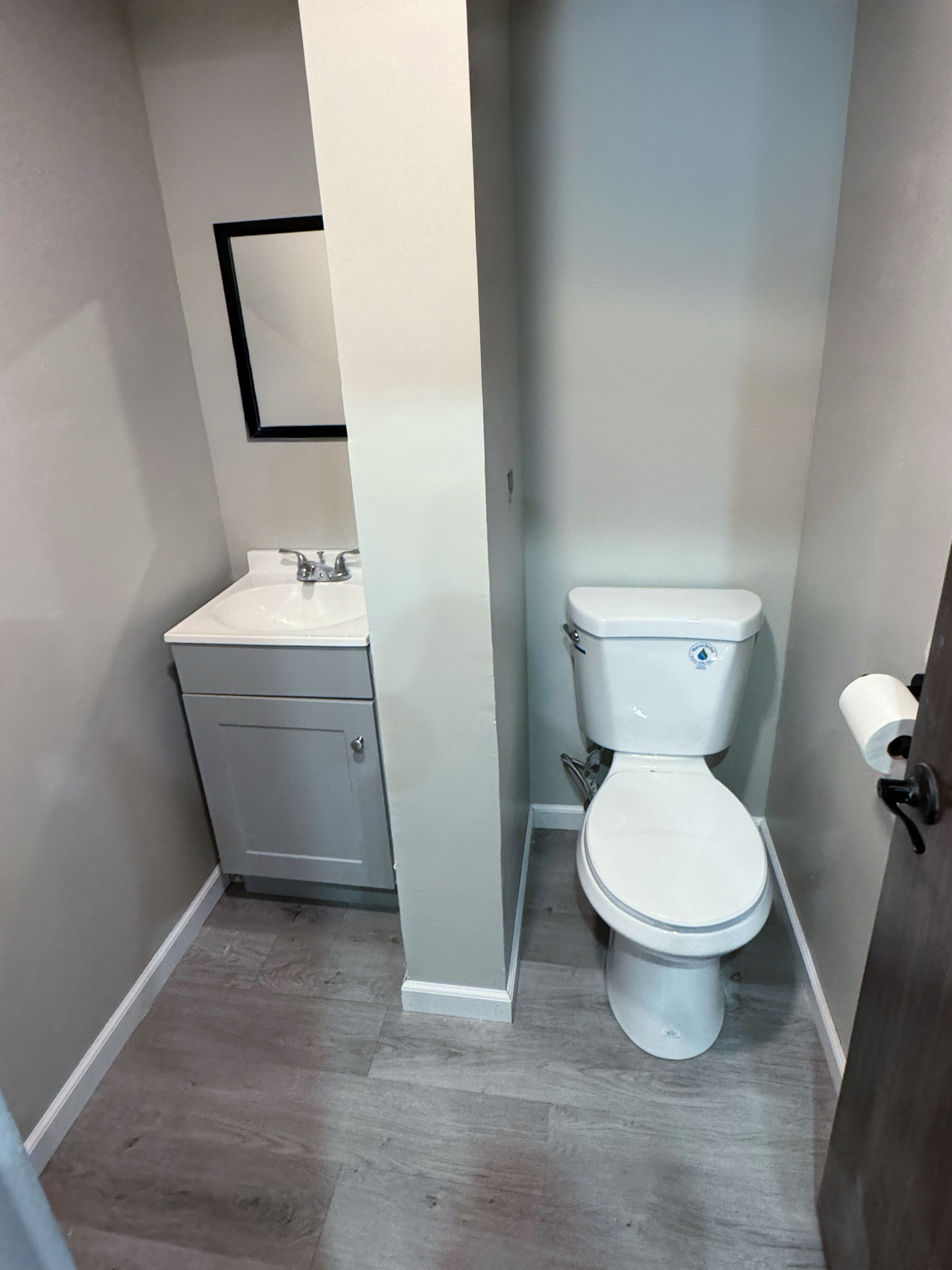 After photo showing work in