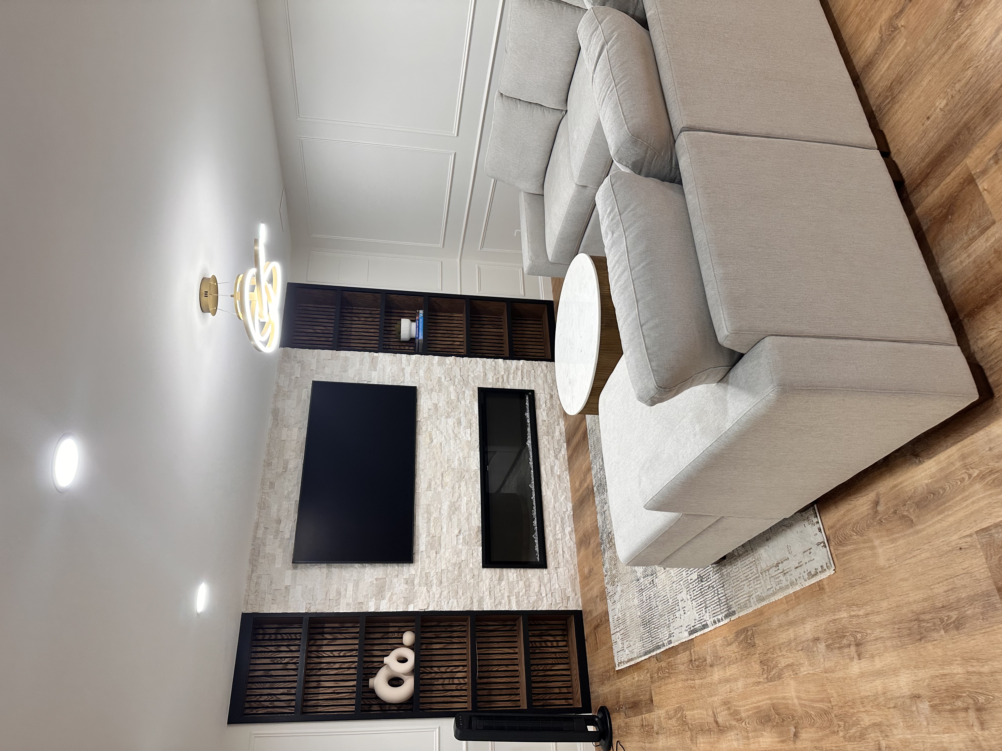 From Unfinished Basement to a Family Hangout Spot - Basement Finishing project in Kinnelon, NJ by La Vaca General Contractors